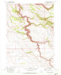Tombstone Canyon Oregon Historical topographic map, 1:24000 scale, 7.5 X 7.5 Minute, Year 1968