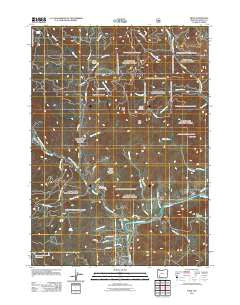 Trail Oregon Historical topographic map, 1:24000 scale, 7.5 X 7.5 Minute, Year 2011