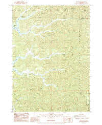 Trail Butte Oregon Historical topographic map, 1:24000 scale, 7.5 X 7.5 Minute, Year 1985