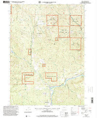Trail Oregon Historical topographic map, 1:24000 scale, 7.5 X 7.5 Minute, Year 1997