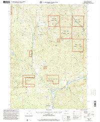 Trail Oregon Historical topographic map, 1:24000 scale, 7.5 X 7.5 Minute, Year 1997