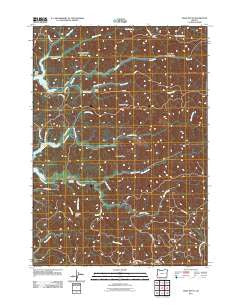 Trail Butte Oregon Historical topographic map, 1:24000 scale, 7.5 X 7.5 Minute, Year 2011
