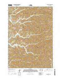 Trail Butte Oregon Current topographic map, 1:24000 scale, 7.5 X 7.5 Minute, Year 2014