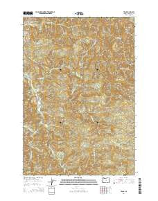 Trask Oregon Current topographic map, 1:24000 scale, 7.5 X 7.5 Minute, Year 2014