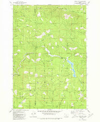 Trask Mtn Oregon Historical topographic map, 1:24000 scale, 7.5 X 7.5 Minute, Year 1979