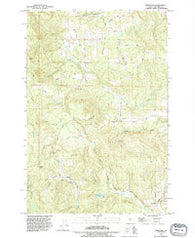 Trenholm Oregon Historical topographic map, 1:24000 scale, 7.5 X 7.5 Minute, Year 1990