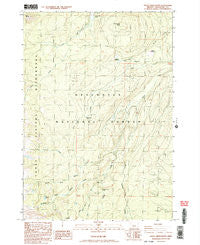 Trout Creek Butte Oregon Historical topographic map, 1:24000 scale, 7.5 X 7.5 Minute, Year 1988