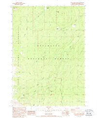 Trout Creek Butte Oregon Historical topographic map, 1:24000 scale, 7.5 X 7.5 Minute, Year 1988