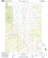 Trout Creek Oregon Historical topographic map, 1:24000 scale, 7.5 X 7.5 Minute, Year 1999