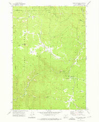 Trout Meadows Oregon Historical topographic map, 1:24000 scale, 7.5 X 7.5 Minute, Year 1972