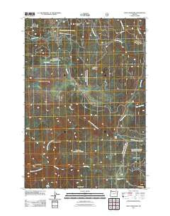 Trout Meadows Oregon Historical topographic map, 1:24000 scale, 7.5 X 7.5 Minute, Year 2011