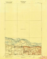 Troutdale Washington Historical topographic map, 1:62500 scale, 15 X 15 Minute, Year 1918