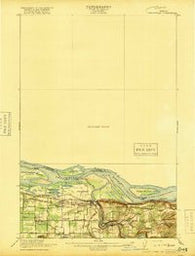 Troutdale Washington Historical topographic map, 1:62500 scale, 15 X 15 Minute, Year 1918