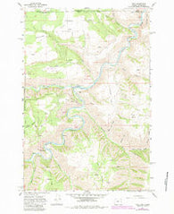 Troy Oregon Historical topographic map, 1:24000 scale, 7.5 X 7.5 Minute, Year 1967