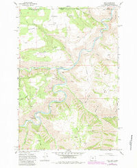 Troy Oregon Historical topographic map, 1:24000 scale, 7.5 X 7.5 Minute, Year 1967