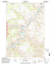 Troy Oregon Historical topographic map, 1:24000 scale, 7.5 X 7.5 Minute, Year 1995
