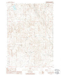 Tub Mountain Oregon Historical topographic map, 1:24000 scale, 7.5 X 7.5 Minute, Year 1988