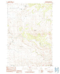 Tubb Spring Oregon Historical topographic map, 1:24000 scale, 7.5 X 7.5 Minute, Year 1990