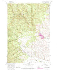 Tucker Flat Oregon Historical topographic map, 1:24000 scale, 7.5 X 7.5 Minute, Year 1965