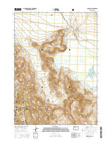 Tucker Hill Oregon Current topographic map, 1:24000 scale, 7.5 X 7.5 Minute, Year 2014