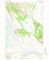 Tuff Butte Oregon Historical topographic map, 1:24000 scale, 7.5 X 7.5 Minute, Year 1981