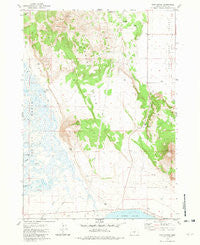 Tuff Butte Oregon Historical topographic map, 1:24000 scale, 7.5 X 7.5 Minute, Year 1981