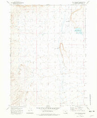 Tule Springs NE Oregon Historical topographic map, 1:24000 scale, 7.5 X 7.5 Minute, Year 1981