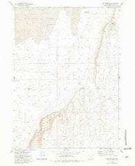Tule Springs Oregon Historical topographic map, 1:24000 scale, 7.5 X 7.5 Minute, Year 1981
