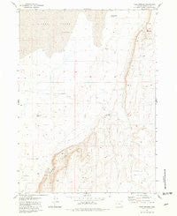 Tule Springs Oregon Historical topographic map, 1:24000 scale, 7.5 X 7.5 Minute, Year 1981