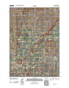 Tumalo Oregon Historical topographic map, 1:24000 scale, 7.5 X 7.5 Minute, Year 2011