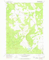 Tumalo Dam Oregon Historical topographic map, 1:24000 scale, 7.5 X 7.5 Minute, Year 1962