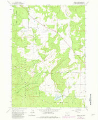 Tumalo Dam Oregon Historical topographic map, 1:24000 scale, 7.5 X 7.5 Minute, Year 1962