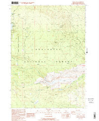 Tumalo Falls Oregon Historical topographic map, 1:24000 scale, 7.5 X 7.5 Minute, Year 1988