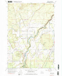 Tumalo Oregon Historical topographic map, 1:24000 scale, 7.5 X 7.5 Minute, Year 1962