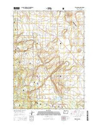 Tumalo Dam Oregon Current topographic map, 1:24000 scale, 7.5 X 7.5 Minute, Year 2014