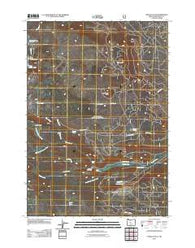 Tumalo Falls Oregon Historical topographic map, 1:24000 scale, 7.5 X 7.5 Minute, Year 2011