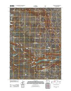 Tumalo Falls Oregon Historical topographic map, 1:24000 scale, 7.5 X 7.5 Minute, Year 2011