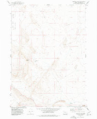 Turnbull Peak Oregon Historical topographic map, 1:24000 scale, 7.5 X 7.5 Minute, Year 1974