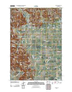 Turner Oregon Historical topographic map, 1:24000 scale, 7.5 X 7.5 Minute, Year 2011