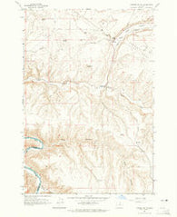 Turner Butte Oregon Historical topographic map, 1:24000 scale, 7.5 X 7.5 Minute, Year 1964