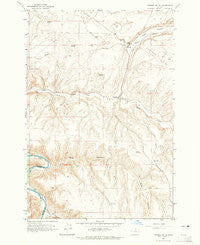 Turner Butte Oregon Historical topographic map, 1:24000 scale, 7.5 X 7.5 Minute, Year 1964