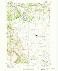 Turner Oregon Historical topographic map, 1:24000 scale, 7.5 X 7.5 Minute, Year 1969