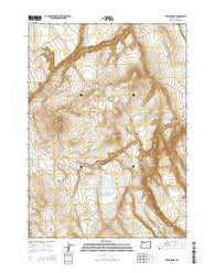 Turpin Knoll Oregon Current topographic map, 1:24000 scale, 7.5 X 7.5 Minute, Year 2014
