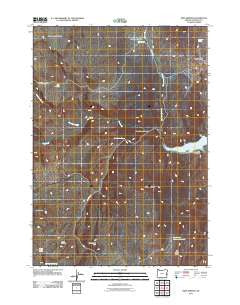 Twin Springs Oregon Historical topographic map, 1:24000 scale, 7.5 X 7.5 Minute, Year 2011