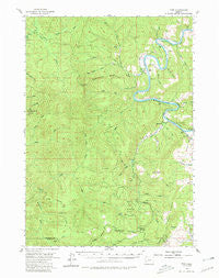 Tyee Oregon Historical topographic map, 1:62500 scale, 15 X 15 Minute, Year 1955