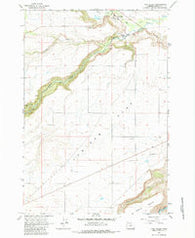Tygh Valley Oregon Historical topographic map, 1:24000 scale, 7.5 X 7.5 Minute, Year 1962
