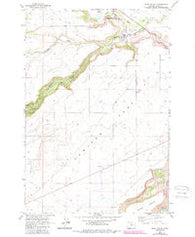 Tygh Valley Oregon Historical topographic map, 1:24000 scale, 7.5 X 7.5 Minute, Year 1962