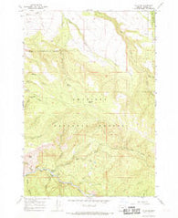 Ukiah SE Oregon Historical topographic map, 1:24000 scale, 7.5 X 7.5 Minute, Year 1967