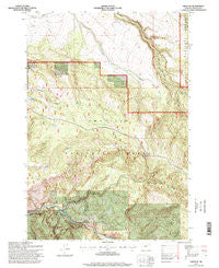 Ukiah SE Oregon Historical topographic map, 1:24000 scale, 7.5 X 7.5 Minute, Year 1995