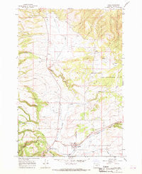 Ukiah Oregon Historical topographic map, 1:24000 scale, 7.5 X 7.5 Minute, Year 1967
